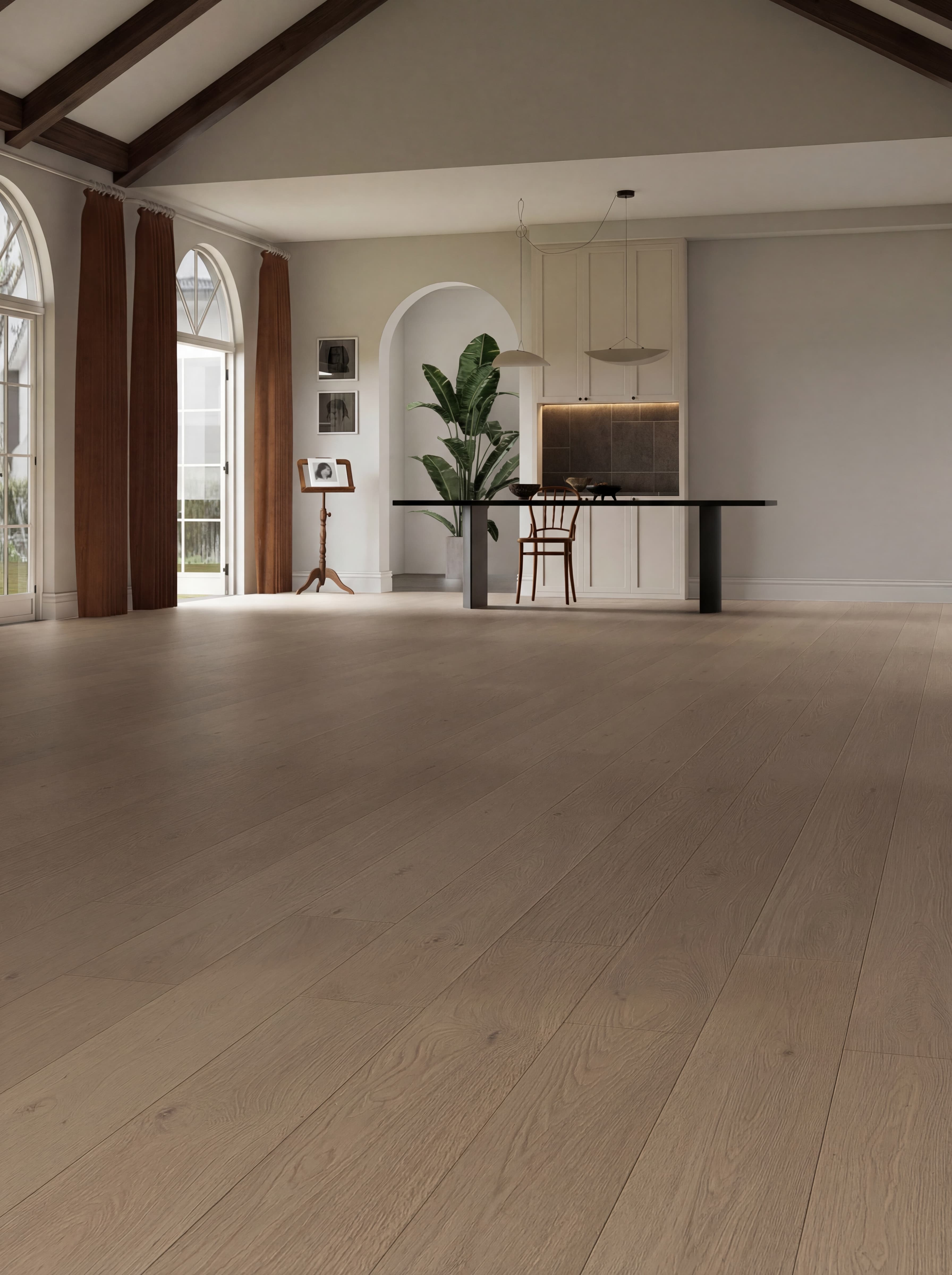 Luxury interior featuring Brussels engineered hardwood flooring