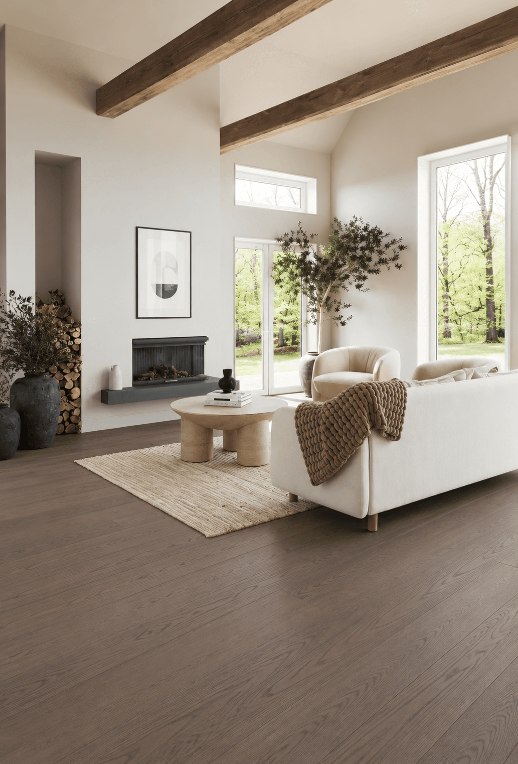 Luxury interior featuring Catalonia engineered hardwood flooring