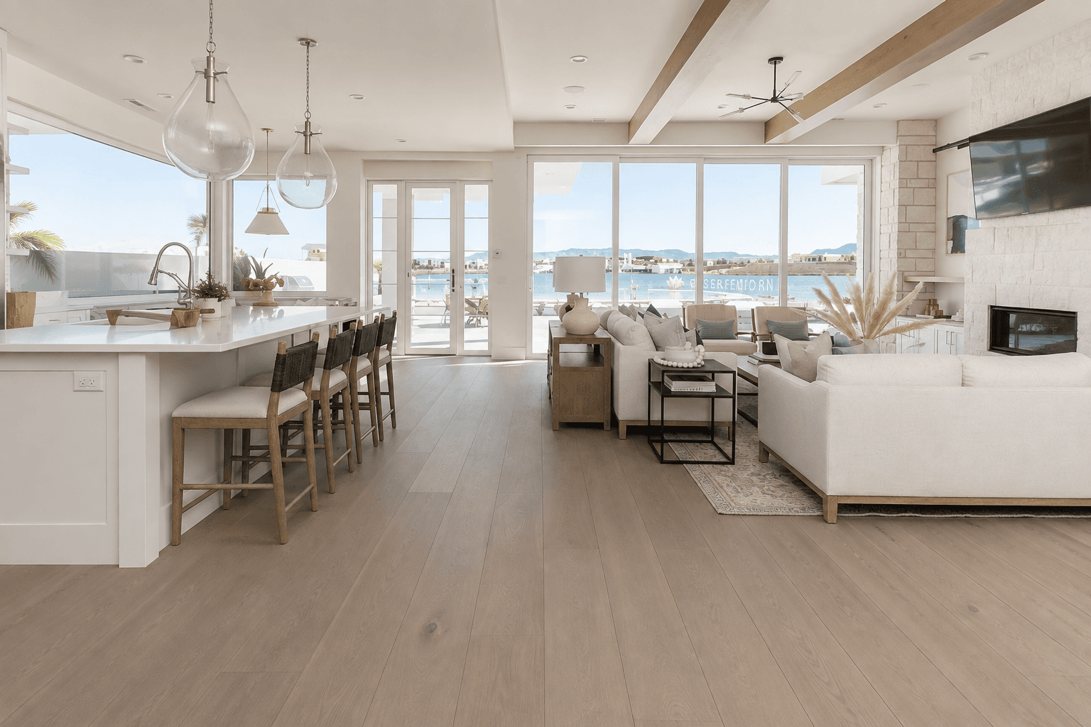 Luxury interior featuring Yorkshire engineered hardwood flooring